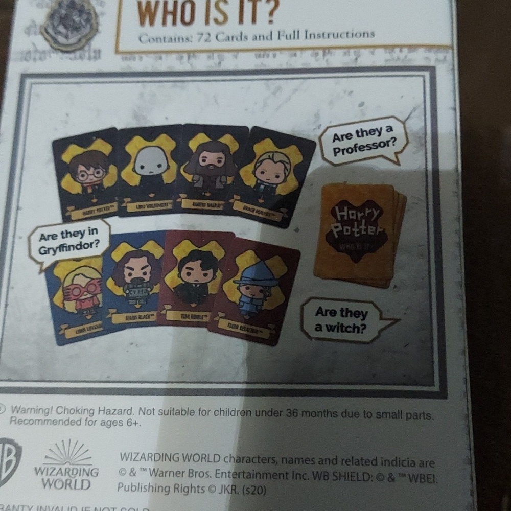 Harry Potter Who Is It? Card Game - Picture 2 of 2